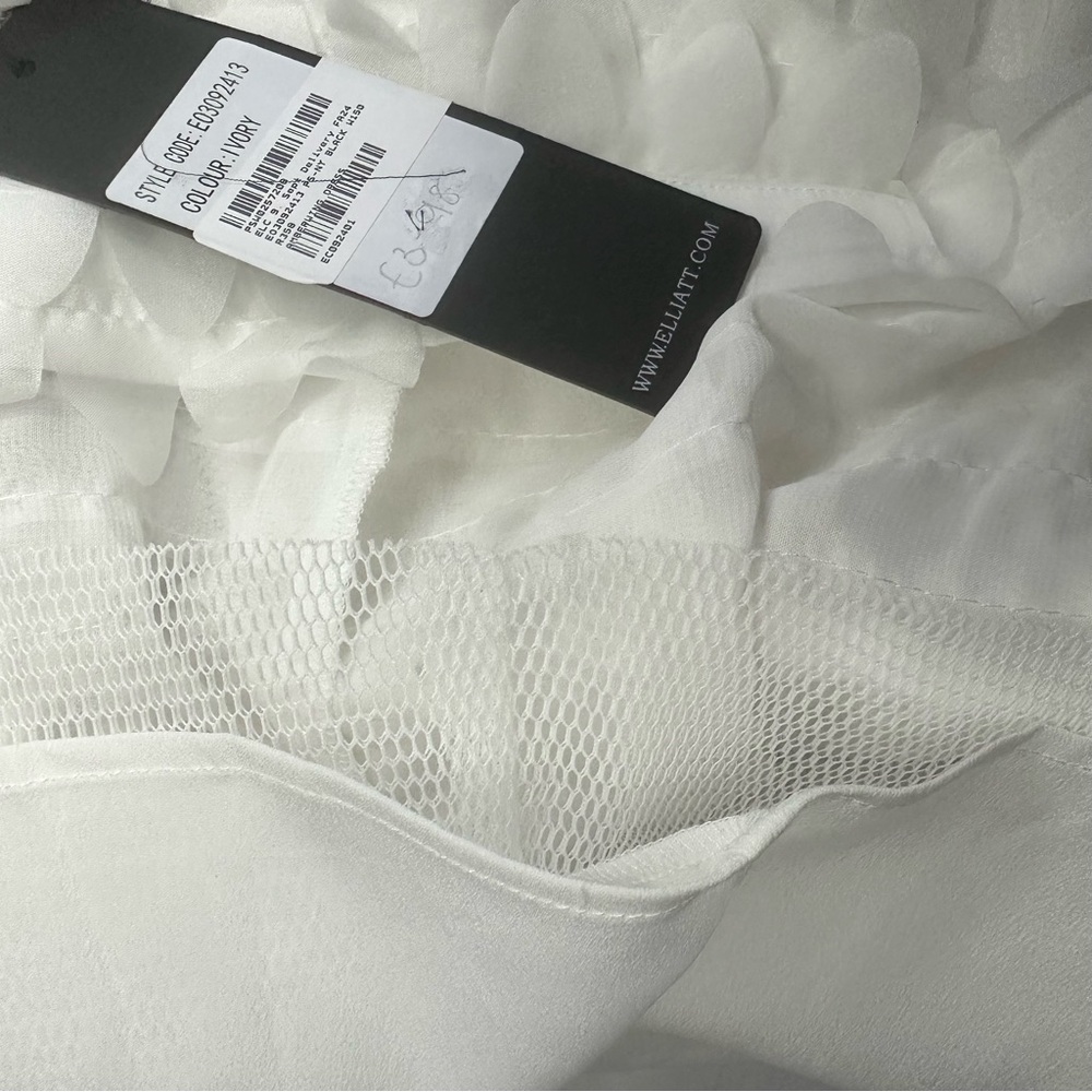 OMR x ELLIATT: Amberwing Dress In White Size S - Picture 7 of 16
